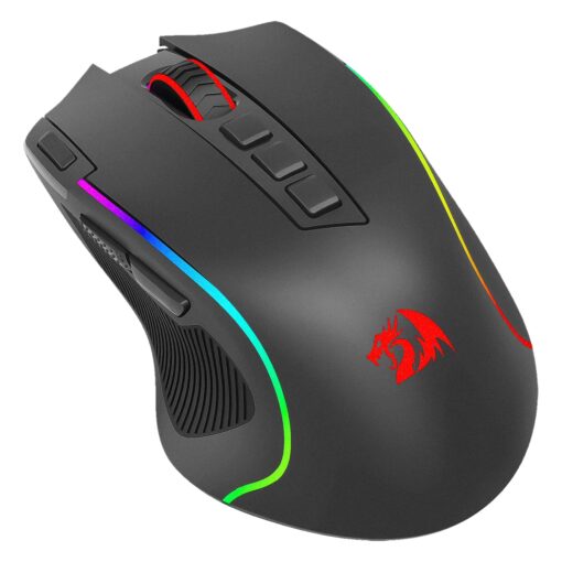 Alternative view of Mouse Gamer Redragon Predator Pro M612rgb-pro 8000 Dpi Inalámbrico - Negro