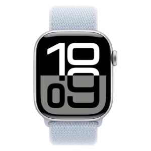 Apple Watch Series 10 Mwwd3lw/a Caja De Aluminio 42 Mm Correa Deportiva Color Plata Y Azul Nube - Imagen 2