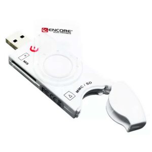Lector De Tarjetas De Memoria Usb 2.0 Encore Enucr-3 40 En 1, Color Blanco - Imagen 2