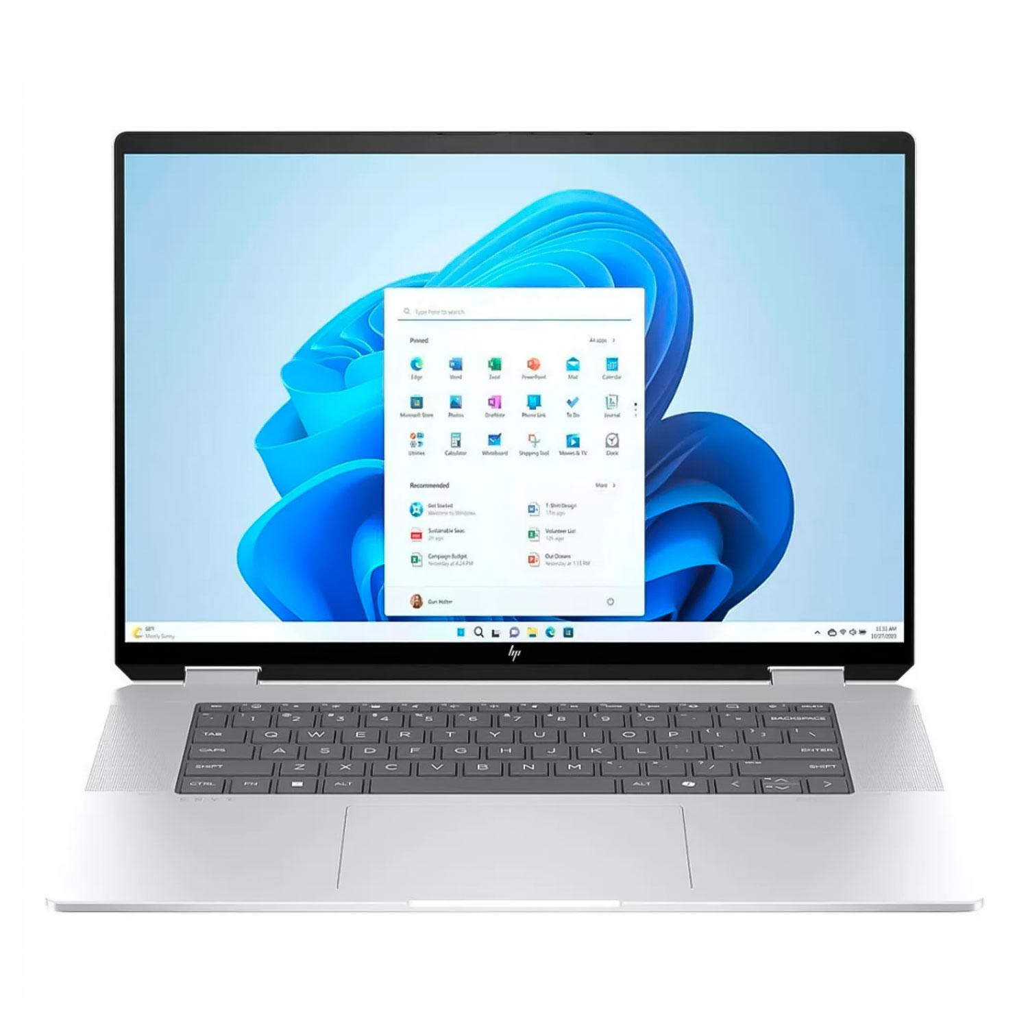 Notebook Hp Envy X360 16-ac0013dx De 16", Intel Core Ultra 5 125u, Ssd De 512 Gb, 16 Gb De Ram, Color Plateado