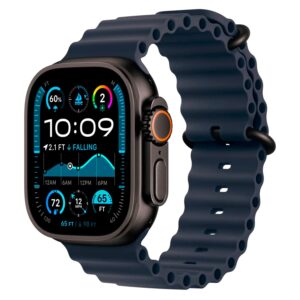 Apple Watch Ultra 2 Mytc3lw/a Móvil + Gps Caja De Titán 49 Mm Negro - Azul Océano M/l