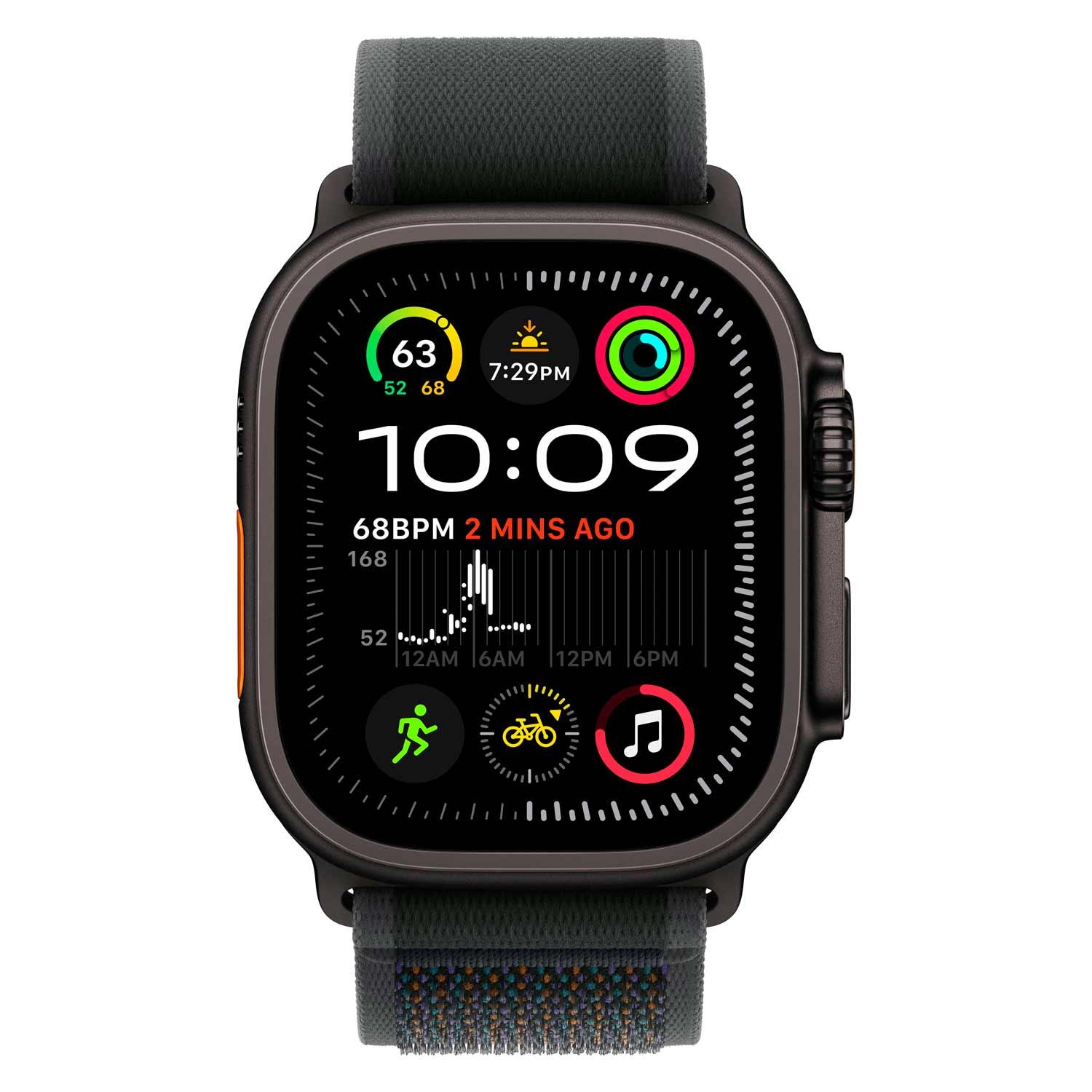 Alternative view of Apple Watch Ultra 2 Mytc3vc/a Móvil + Gps Caja De Titán 49 Mm Negro - Loop Trail Negro M/l
