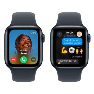 Apple Watch Se 2 Mxe73ll/a Caja De Aluminio 40 Mm Medianoche - Medianoche Sport S/m - Imagen 3