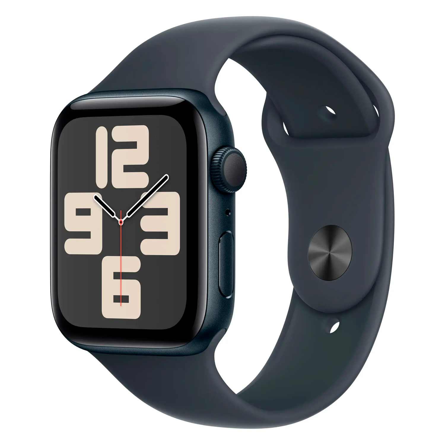 Apple Watch Se 2 Mxek3ll/a Caja De Aluminio 44 Mm Medianoche - Medianoche Sport M/l