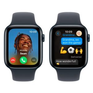 Apple Watch Se 2 Mxek3ll/a Caja De Aluminio 44 Mm Medianoche - Medianoche Sport M/l - Imagen 4