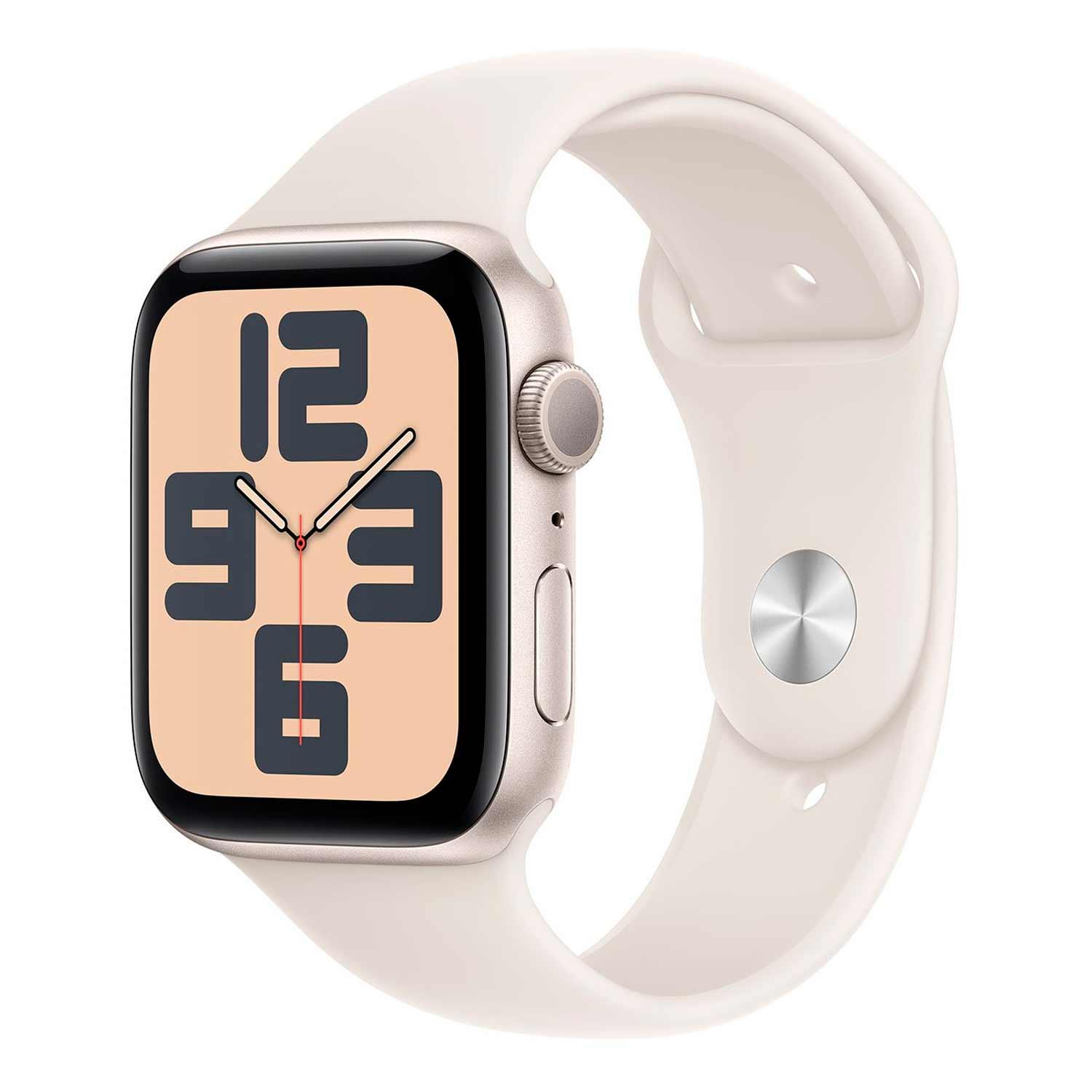 Apple Watch Se 2 Mxeu3ll/a Caja De Aluminio 44 Mm Stellar - Sport Stellar S/m