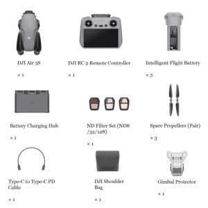 Dron Dji Air 3s Fly More Combo Rc2 (3 Baterías) (con Pantalla) - Imagen 7