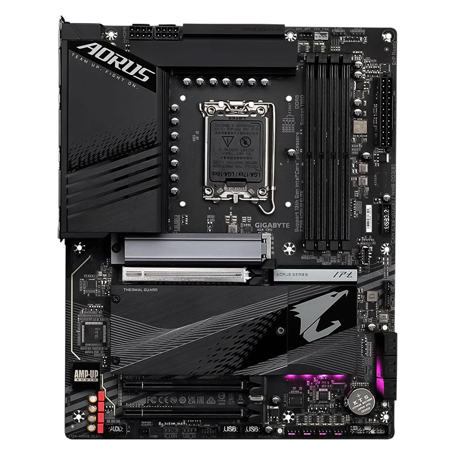 Alternative view of Gigabyte Z790 Aorus Elite Ddr5 Socket Lga 1700 Intel Z790 Atx