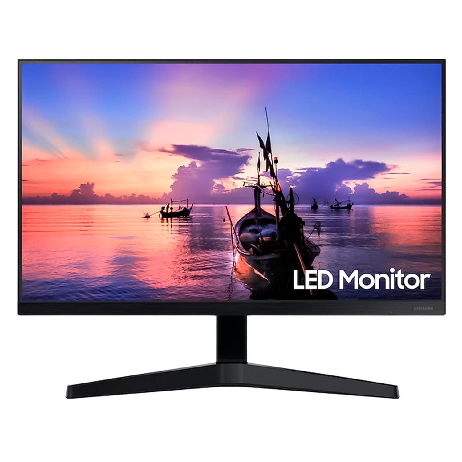 Monitor Para Juegos Samsung T35f Lf27t350fhnxza Ips Full Hd De 27" Y 75 Hz, Color Negro