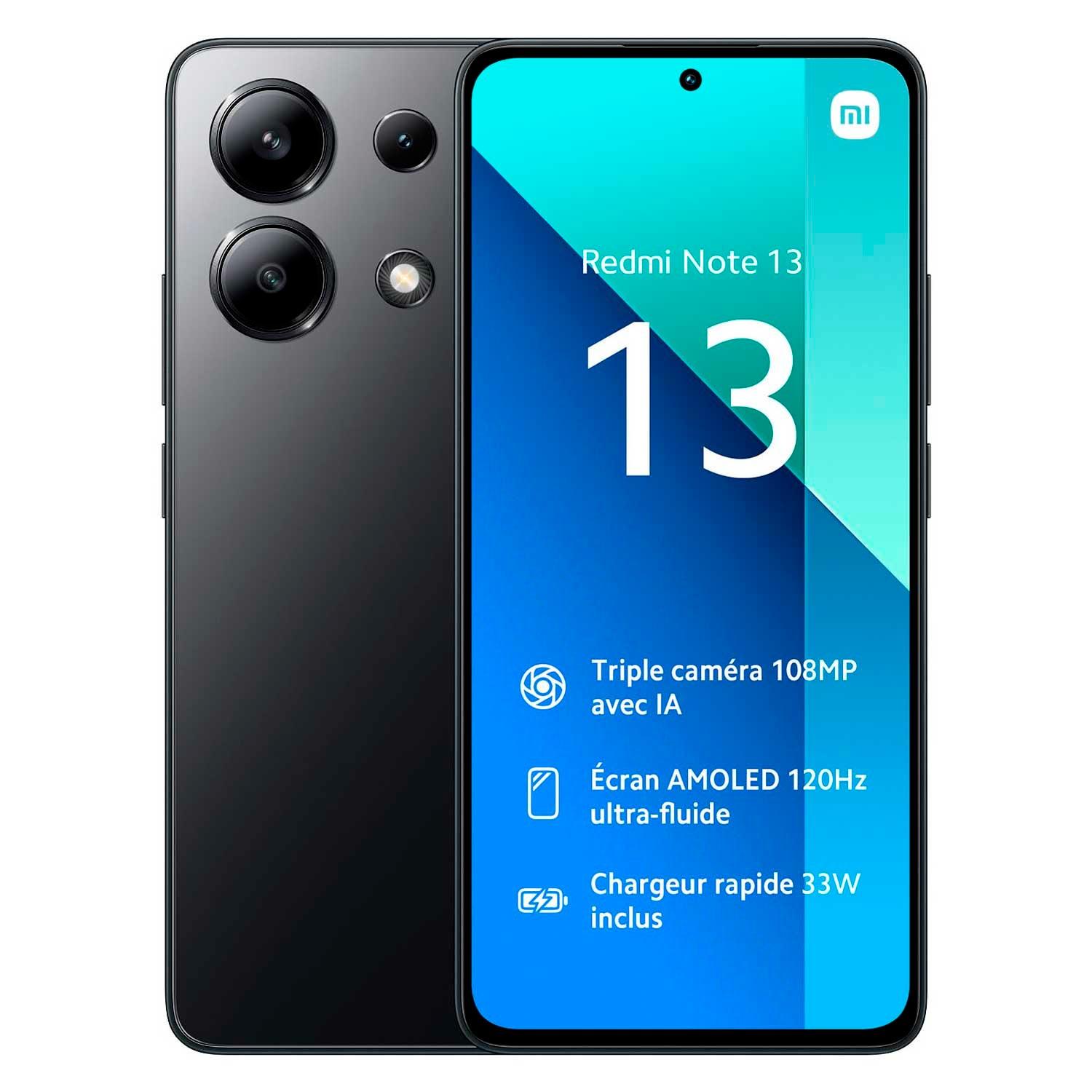 Xiaomi Redmi Note 13 4g Smartphone Global 256 Gb 8 Gb Ram Dual Sim Pantalla De 6,67" - Negro
