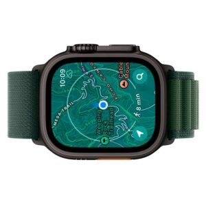Apple Watch Ultra 2 Mx4r3lw/a Móvil + Gps Cajón De Titán 49 Mm Negro - Alpine Loop Verde - Imagen 2