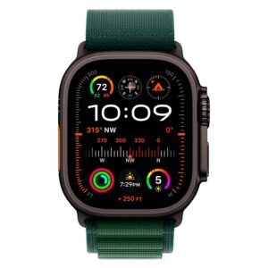 Apple Watch Ultra 2 Mx4r3lw/a Móvil + Gps Cajón De Titán 49 Mm Negro - Alpine Loop Verde - Imagen 3