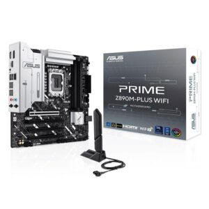 Asus Prime Z890m-plus Wifi Ddr5 Socket Lga 1851 Chipset Intel Z890 Micro Atx