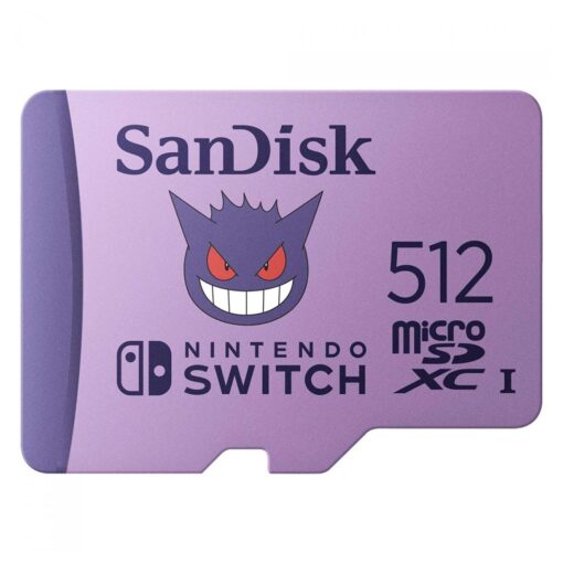 Tarjeta De Memoria Micro Sd Sandisk Pokémon Para Nintendo Switch De 512 Gb Y 100 Mb - Sdsqxao-512g-gn6zk