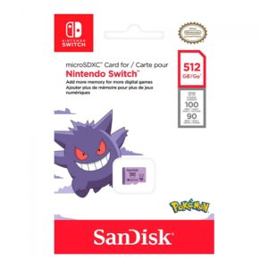 Tarjeta De Memoria Micro Sd Sandisk Pokémon Para Nintendo Switch De 512 Gb Y 100 Mb - Sdsqxao-512g-gn6zk - Imagen 4