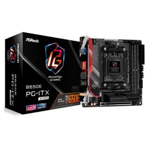 Placa Madre Asrock B650e Pg-itx Wifi Con Zócalo Am5 Y 2 X Ddr5, Chipset Amd B650 Mini Itx