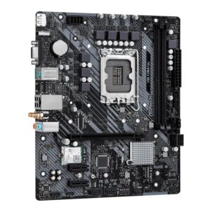 Placa Madre Asrock H610m/ac Con Zócalo 2xddr4 Lga 1700 Y Chipset Intel H610 Atx - Imagen 4