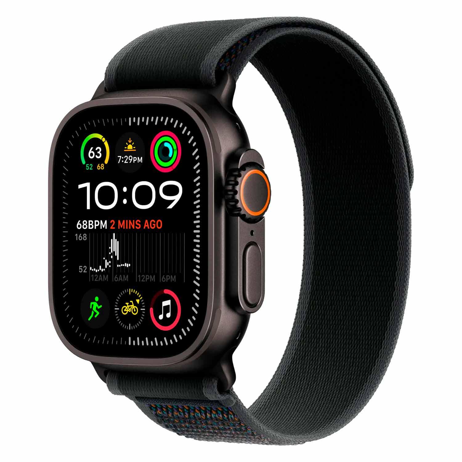 Apple Watch Ultra 2 Mx4u3lw/a Móvil + Gps Caja De Titán 49 Mm Negro - Loop Trail Negro S/m