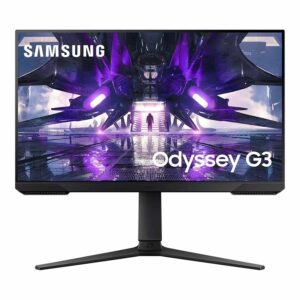 Monitor Para Juegos Samsung Odyssey G3 Ls24ag320nlxzx De 24" Full Hd Y 165 Hz, Color Negro