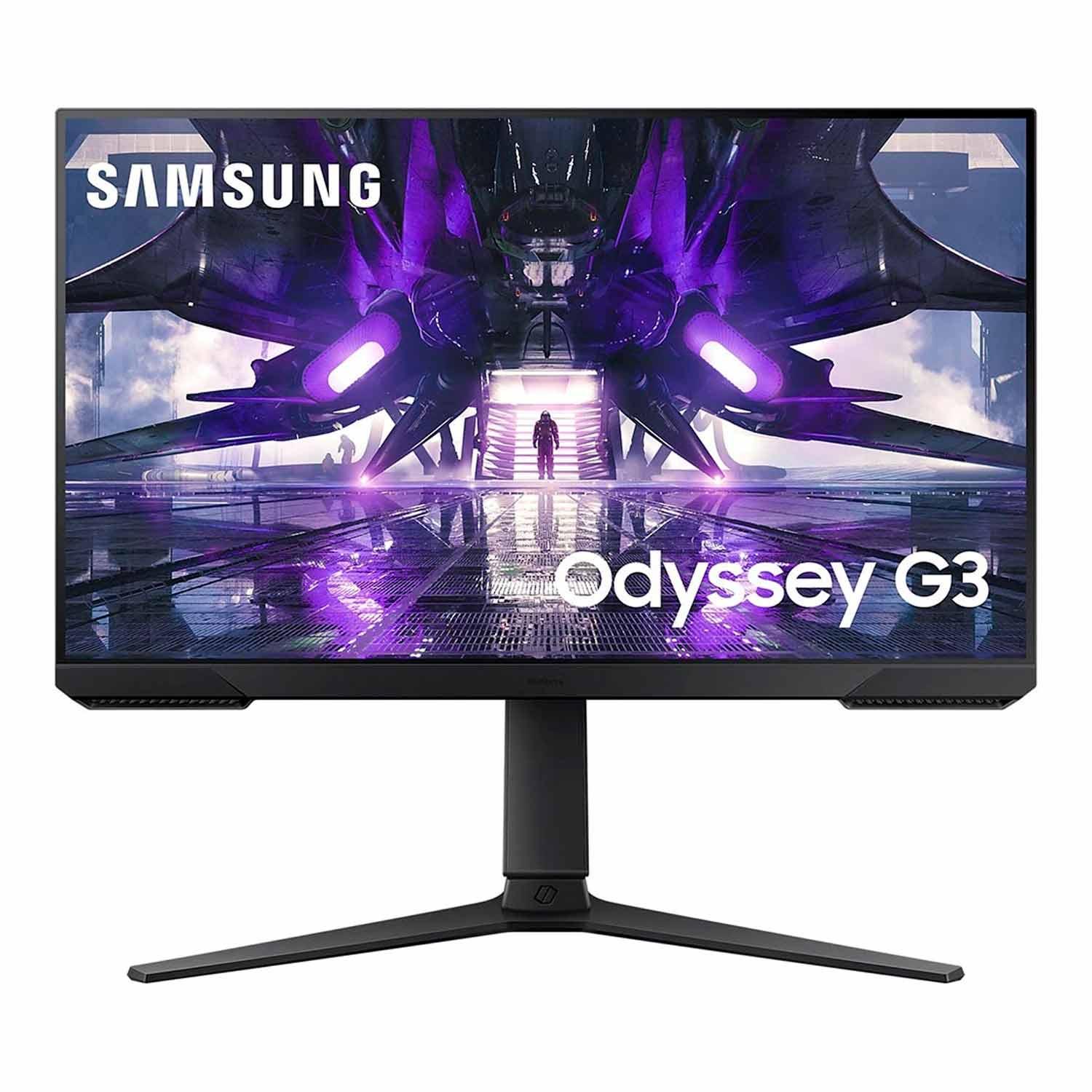 Monitor Para Juegos Samsung Odyssey G3 Ls24ag320nlxzx De 24" Full Hd Y 165 Hz, Color Negro