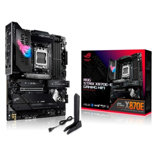 Asus Rog Strix X870e-e Wifi Ddr5 Socket Am5 Chipset Amd X870e Atx