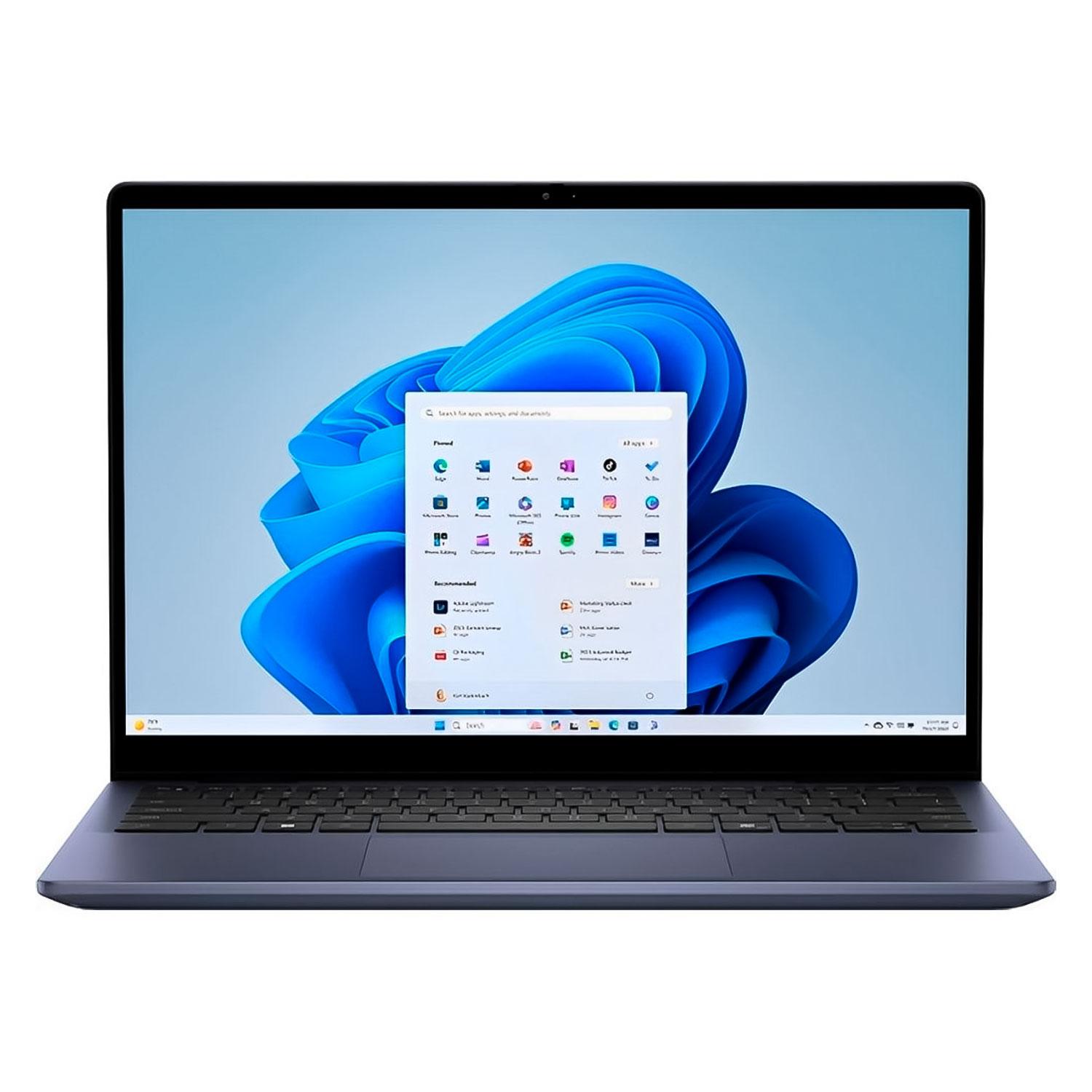 Notebook Dell I7445-5333 De 14 Pulgadas Con Procesador Amd Ryzen 8640hs, Ssd De 512 Gb Y 8 Gb De Ram, Color Azul