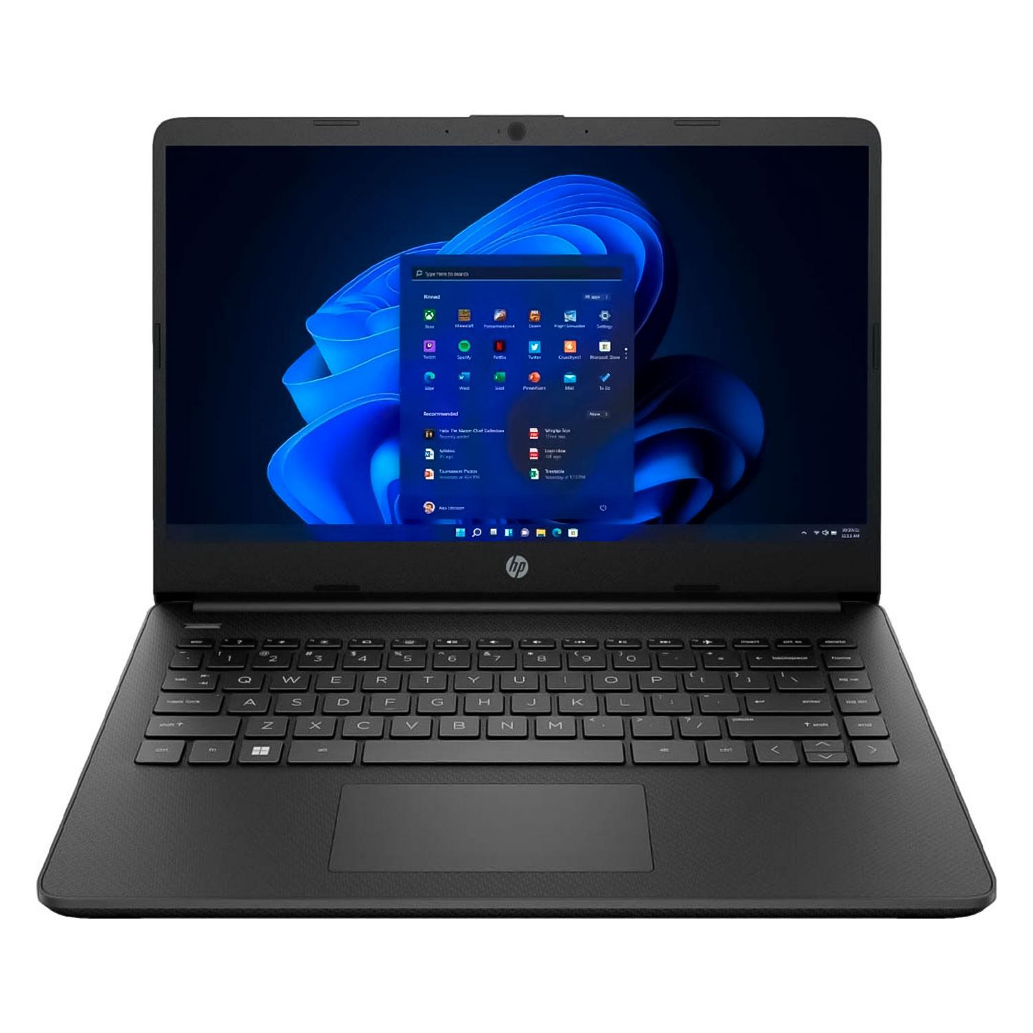 Notebook Hp 14-fq1035cl De 14 Pulgadas Con Procesador Amd Ryzen 7-5700u, Ssd De 512 Gb Y 16 Gb De Ram, Color Negro