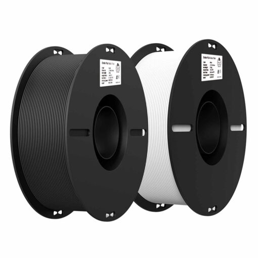 Filamento Pla Creality Ender-pla De 2 Kg Y 1,75 Mm Para Impresora 3d, Blanco Y Negro