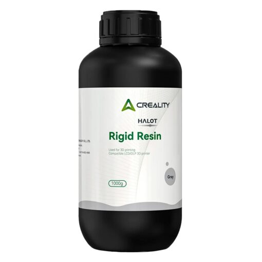 Resina Halot High Rigid De Creality Para Impresora 3d, 1 Kg, Color Gris