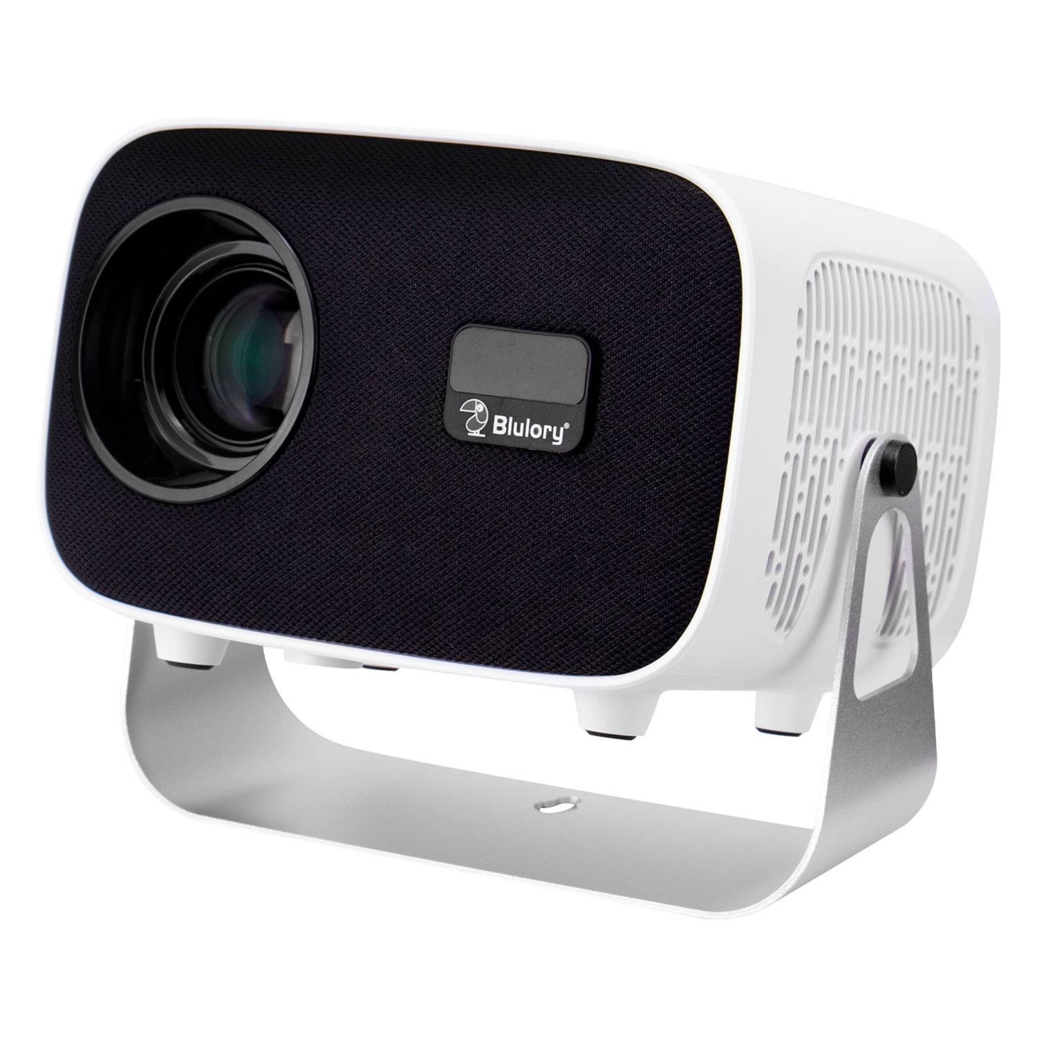 Proyector Portátil Blulory T6 Full Hd Bivolt De 1200 Lúmenes, Color Blanco