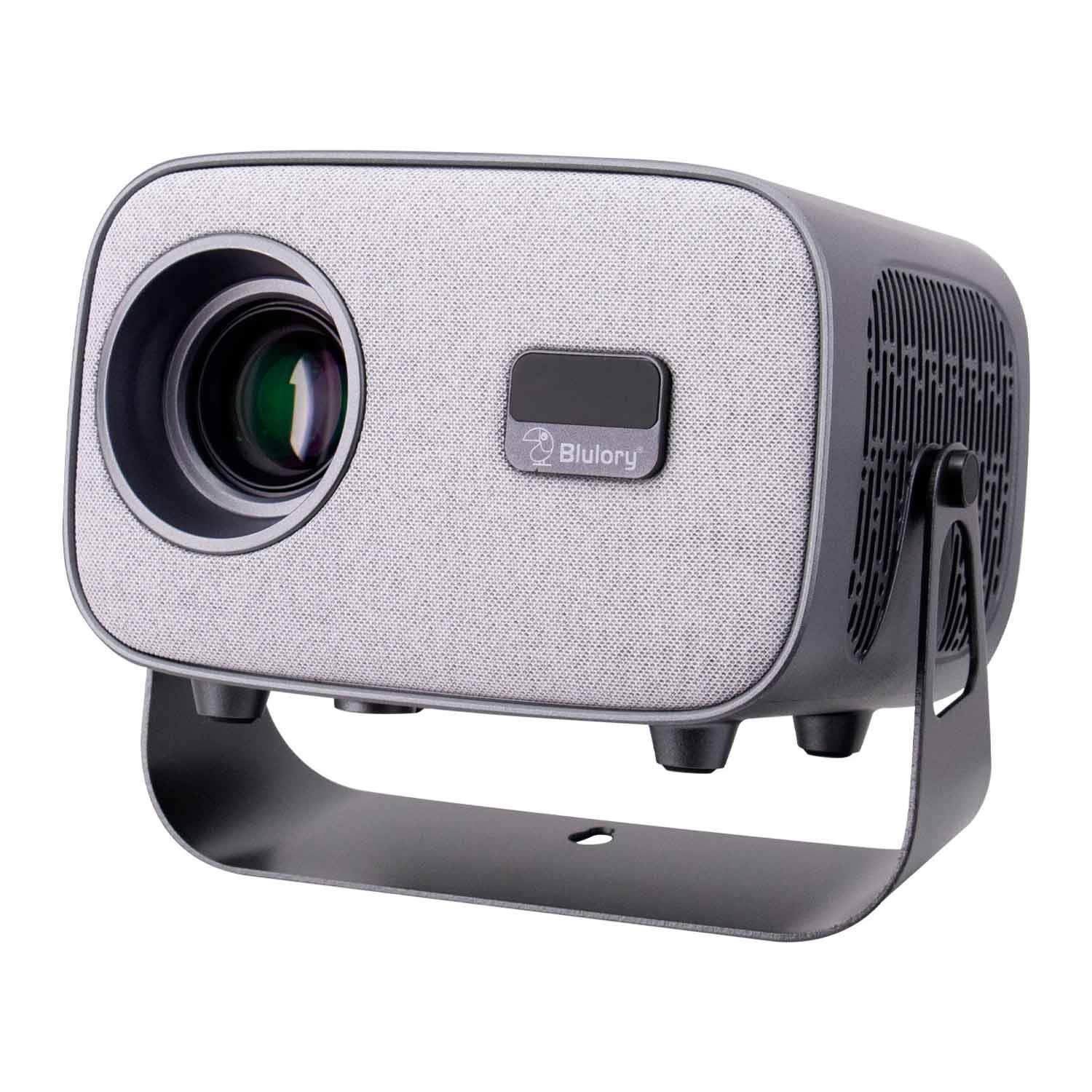 Proyector Portátil Blulory T6 1200 Lúmenes Full Hd Bivolt - Gris
