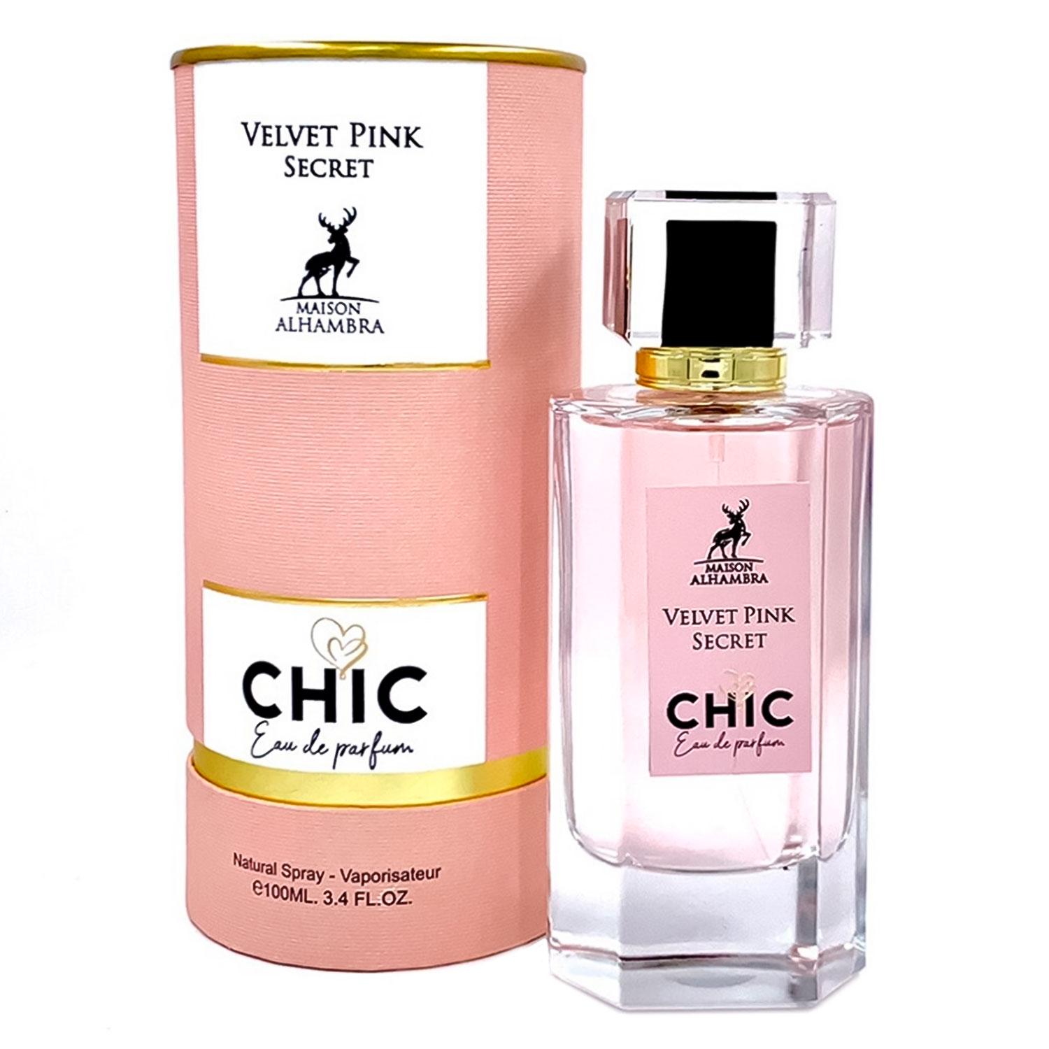 Maison Alhambra Chic Velvet Rosa Secret Eau De Parfum Para Mujer 100 Ml