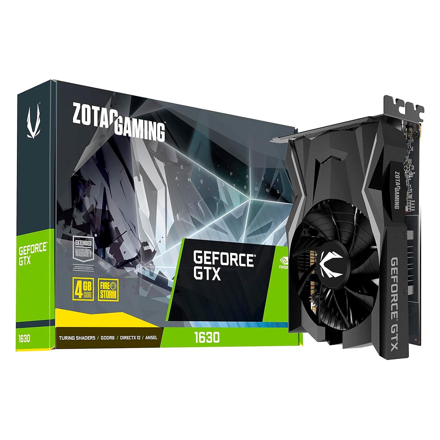 Tarjeta De Video Nvidia Geforce Gtx 1630 4 Gb Gddr6 De Zotac Gaming: Zt-t16300f-10l