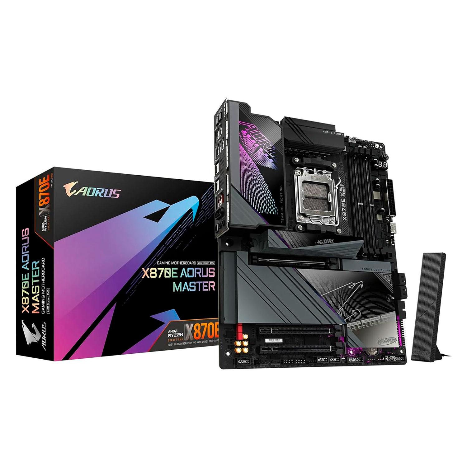 Placa Madre Gigabyte Aorus Master X870e Con 4 Ranuras Ddr5, Chipset Amd X870 Atx