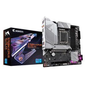 Placa Madre Gigabyte B760m Aorus Elite Ax Ddr5 Socket Lga 1700 Chipset Intel B760 Micro Atx
