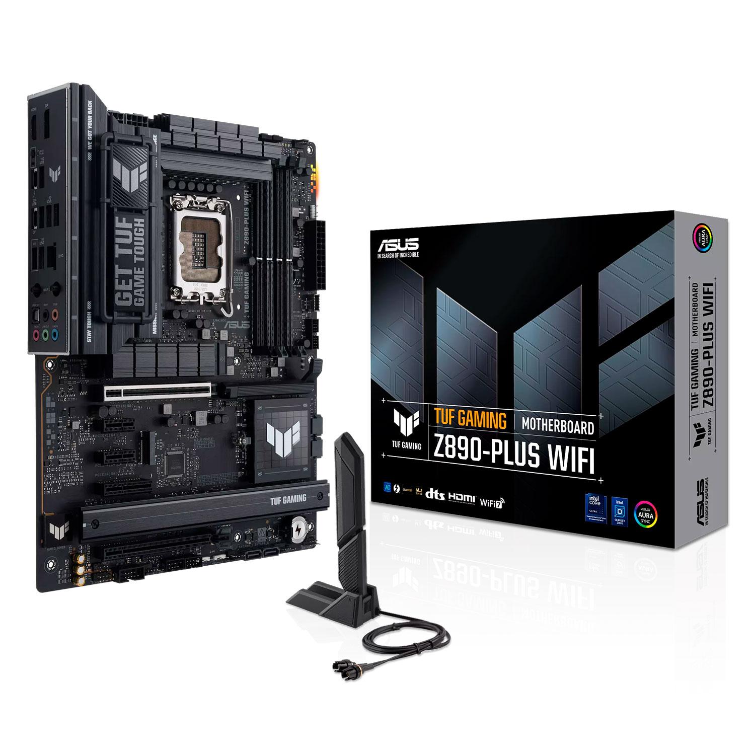 Placa Madre Asus Tuf Gaming Z890-plus Wifi Con Zócalo 4xddr5 Y Chipset Lga 1700 Intel Z890 Atx