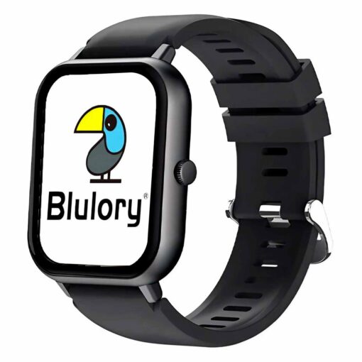 Smartwatch Blulory Glifo Rs5 De 45 Mm, Color Negro