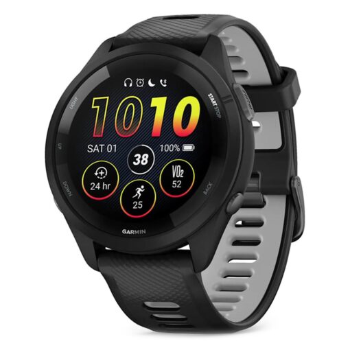 Smartwatch Garmin Forerunner 265 010-02810-00 - Negro Gris