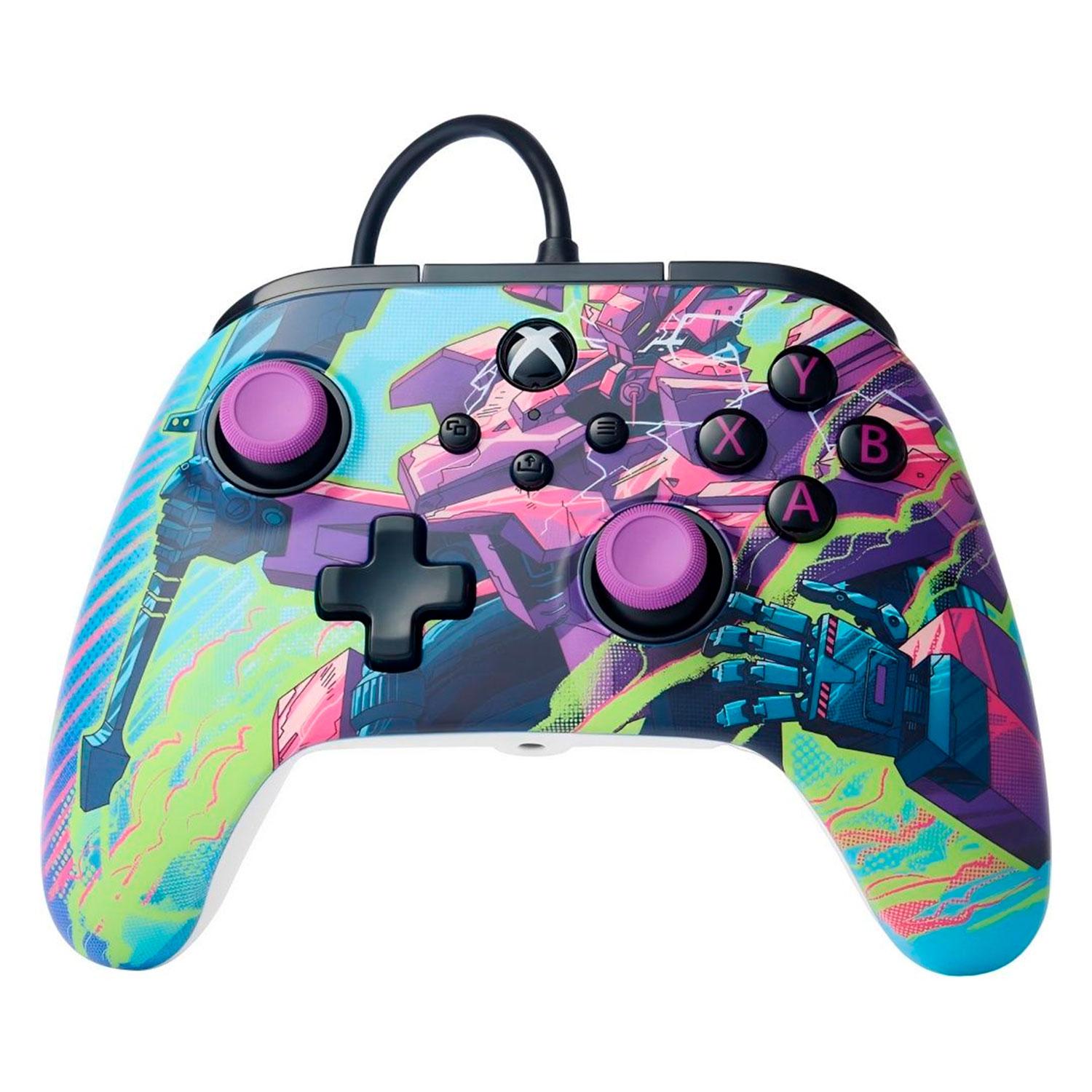 Control Con Cable Mecha Gladiator Pwa-a-10121 De Powera Para Xbox Series