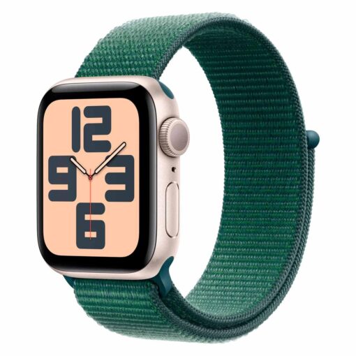 Apple Watch Se 2 Mxeh3ll/a 40 Mm Caja De Aluminio Stellar - Correa Deportiva Loop Verde