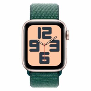 Apple Watch Se 2 Mxeh3ll/a 40 Mm Caja De Aluminio Stellar - Correa Deportiva Loop Verde - Imagen 2