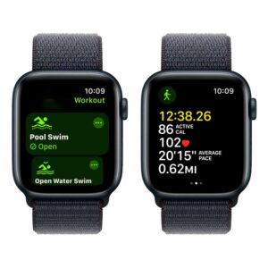 Apple Watch Se 2 Mxep3ll/a Caja De Aluminio 44 Mm Medianoche - Correa Deportiva Tipo Loop Medianoche S/l - Imagen 3