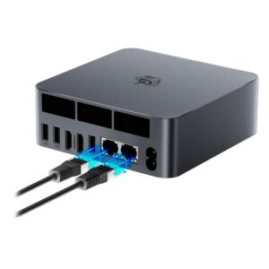 Mini Pc Beelink Mini Eqr5 Amd Ryzen Pro 5 5650u Con Ssd De 500 Gb Y Ram De 8 Gb, Color Gris - Imagen 4