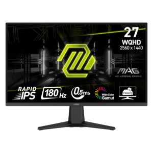 Monitor Gamer Msi Mag 275qf 27" Quad Hd 180hz Ips + Mouse - Negro - Imagen 2