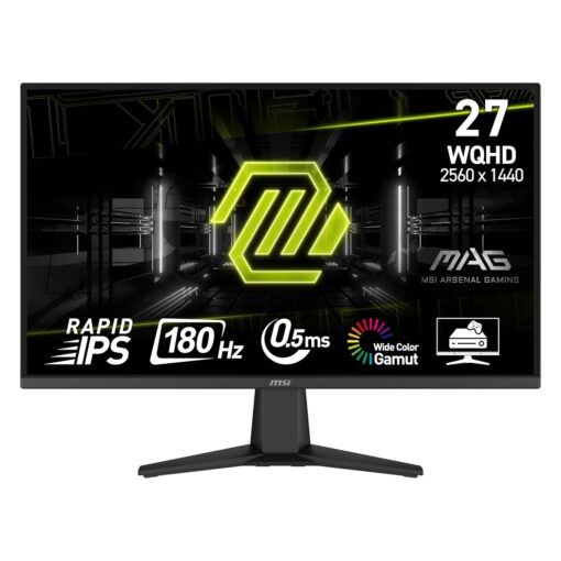 Alternative view of Monitor Gamer Msi Mag 275qf 27" Quad Hd 180hz Ips + Mouse - Negro