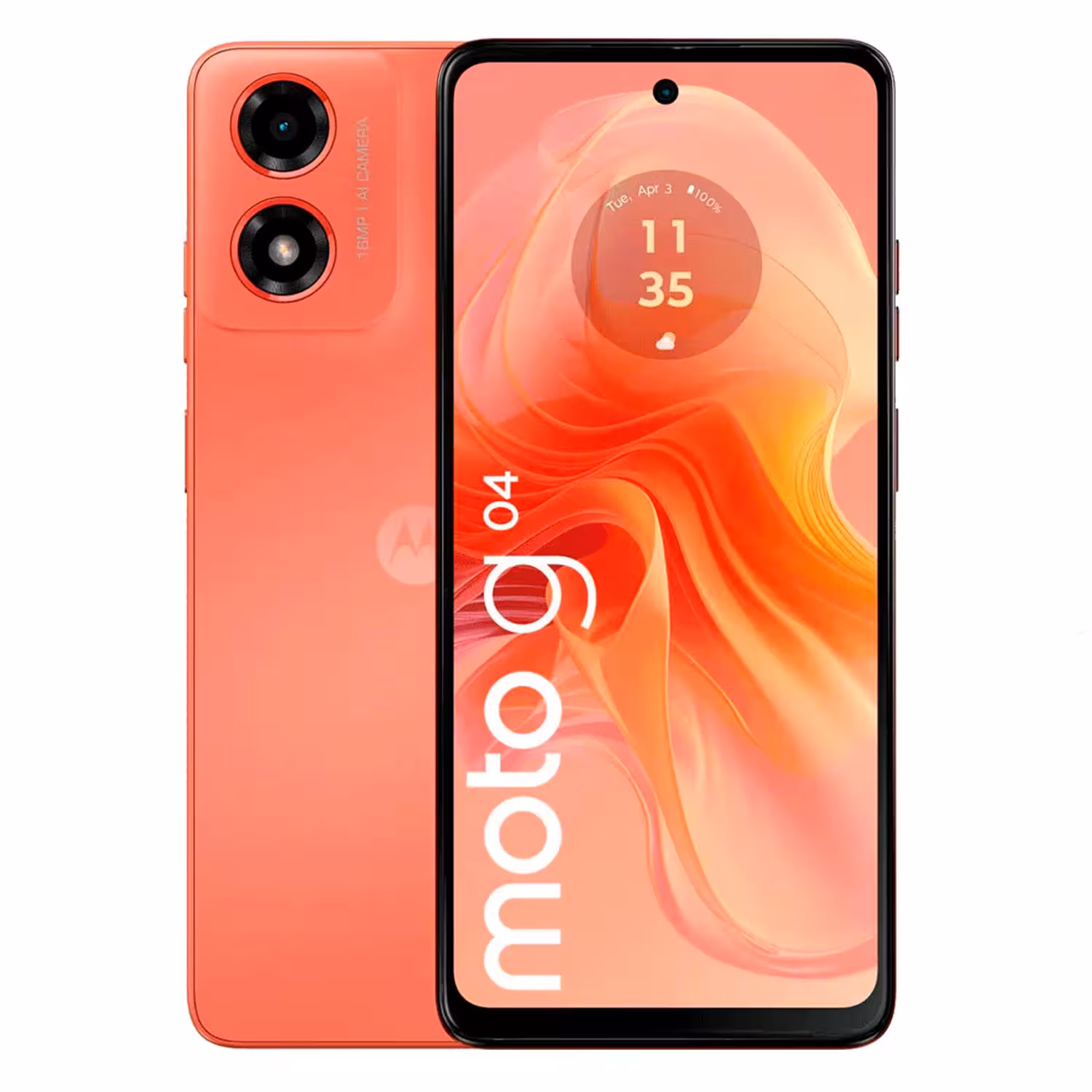 Smartphone Motorola Moto G04 Xt-2421-3 128gb 4gb Ram Dual Sim Pantalla 6.56" - Naranja