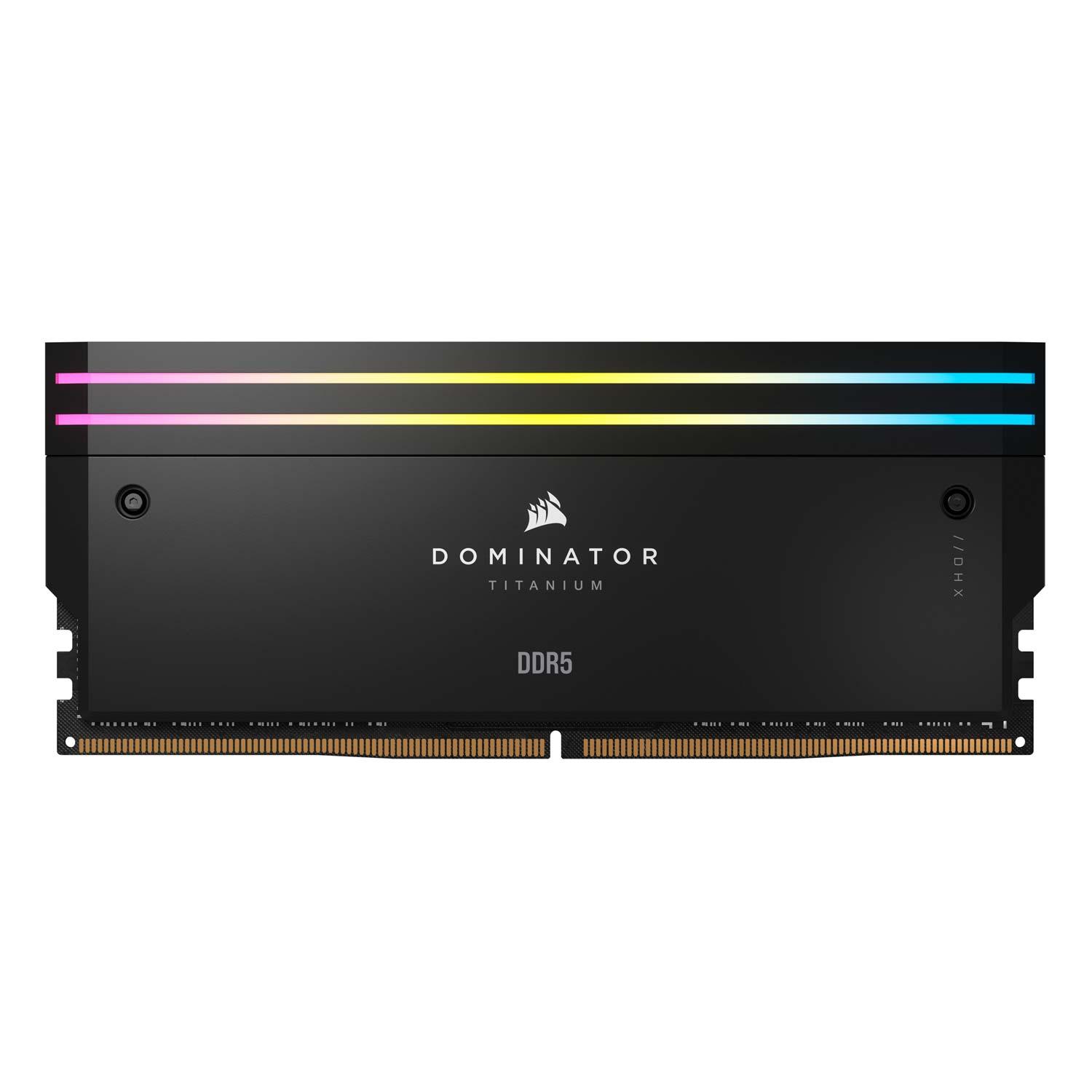 Alternative view of Memoria Ram Corsair Dominator Titanium Rgb 48gb (2x24gb) Ddr5 7800mhz - Cmp48gx5m2x7800c38