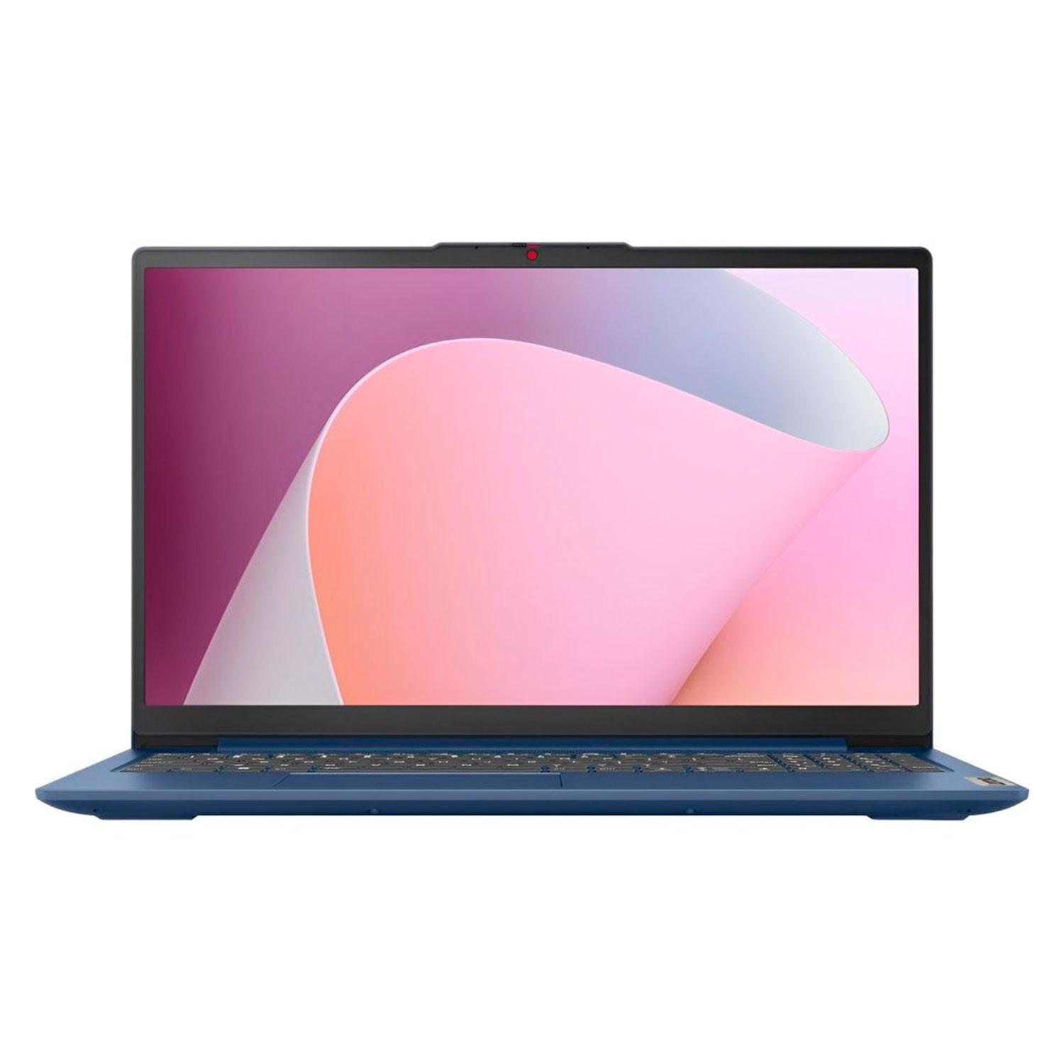 Notebook Lenovo Ideapad Slim 3 82xm00baus De 14" Con Amd Ryzen 7-7730u, Ssd De 512 Gb Y 16 Gb De Ram, Color Azul