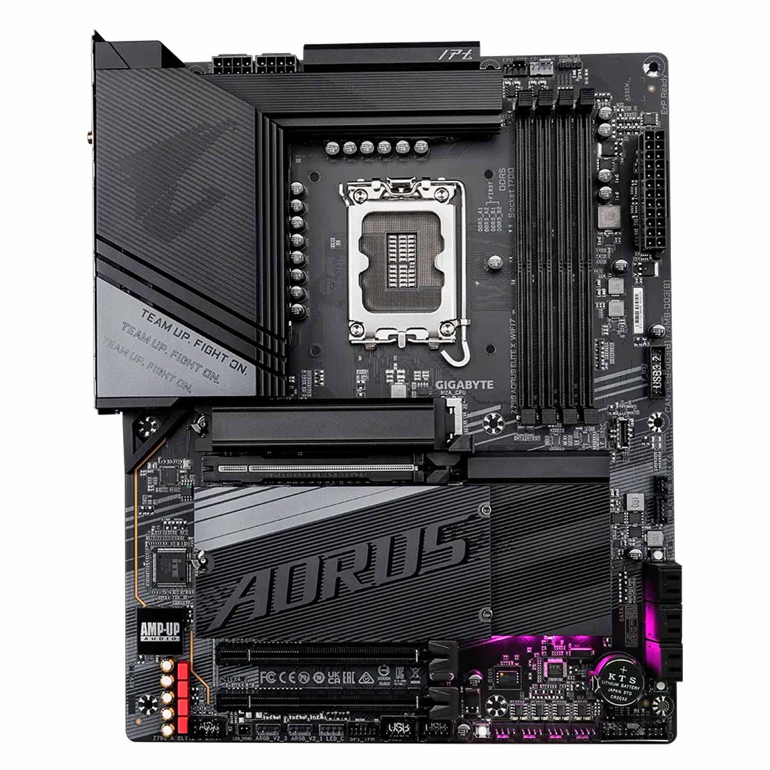 Alternative view of Gigabyte Z790 Aorus Elite X Wifi 7 Ddr5 Socket Intel Lga 1700 Chipset Z790 Atx