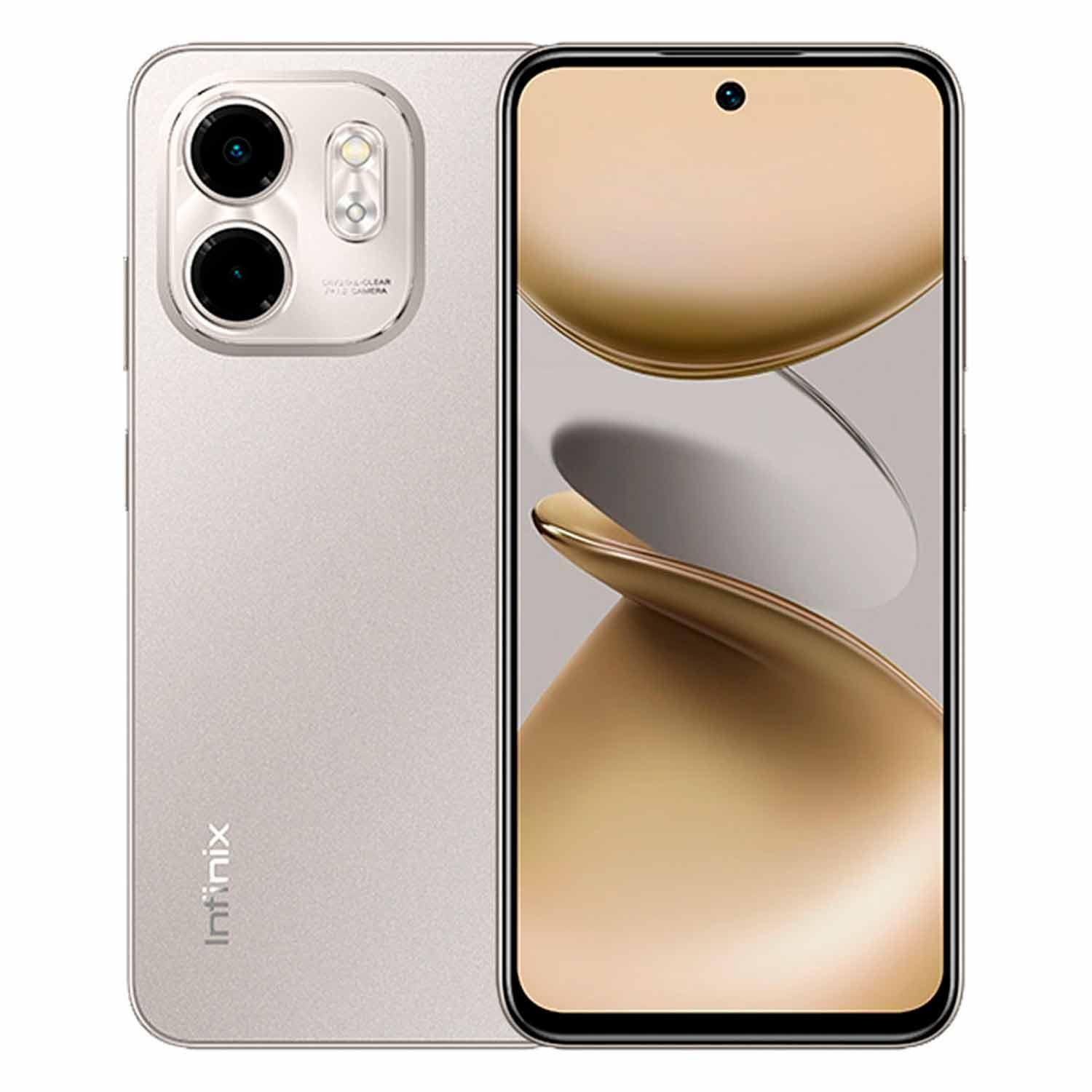 Smartphone Infinix Smart 9 X6532 Con Pantalla De 6,7", 128 Gb, 4 Gb De Ram Y Doble Sim - Titanio